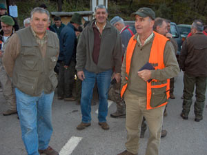 A la izquierda José María Gaipo (Mari) junto a su primo Mariano y Tasio