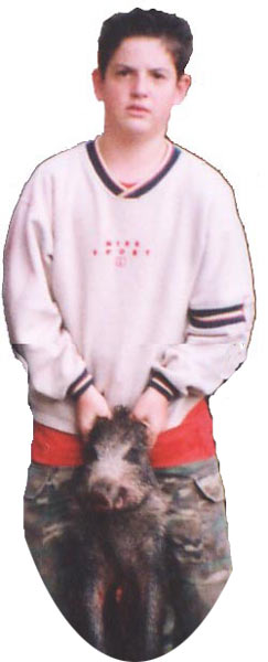 Angel&iacute;n Guti&eacute;rrez ya desde bien peque&ntilde;o sab&iacute;a c&oacute;mo se las gastaban los jabal&iacute;s