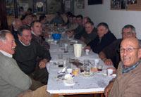 La alegr&iacute;a no falt&oacute; en la sobremesa