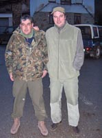 Jos� Angel  y Abel�n que mataron 8 jabal�s el primero y 10 el segundo. Todo un record